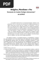 EATWOT-Religião, Pluralismo e Paz