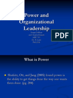 Power and Organizational Leadership: Sonya Debose and Charles Murrah Aed 731 Dr. R. Lane Fall 2006