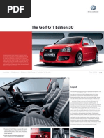 Download Golf Gti Edition 30 Brochure by iolin SN16176699 doc pdf