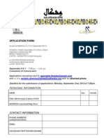 MISHKAL13 Application Form - Lighting Design 