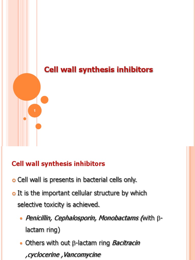 Understanding the Mechanism of Action and Uses of Cell Wall Synthesis ...