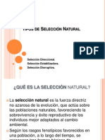 Tipos Selección Natural