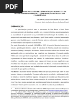 Diálogos Entre Paulo Freire e Jörn Rüsen Na Perspectva Da Práxis: Possibilidades para Contraposição Ao Debate Das Competências