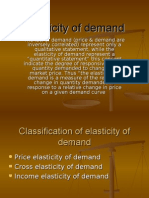 Elasticity of Demand