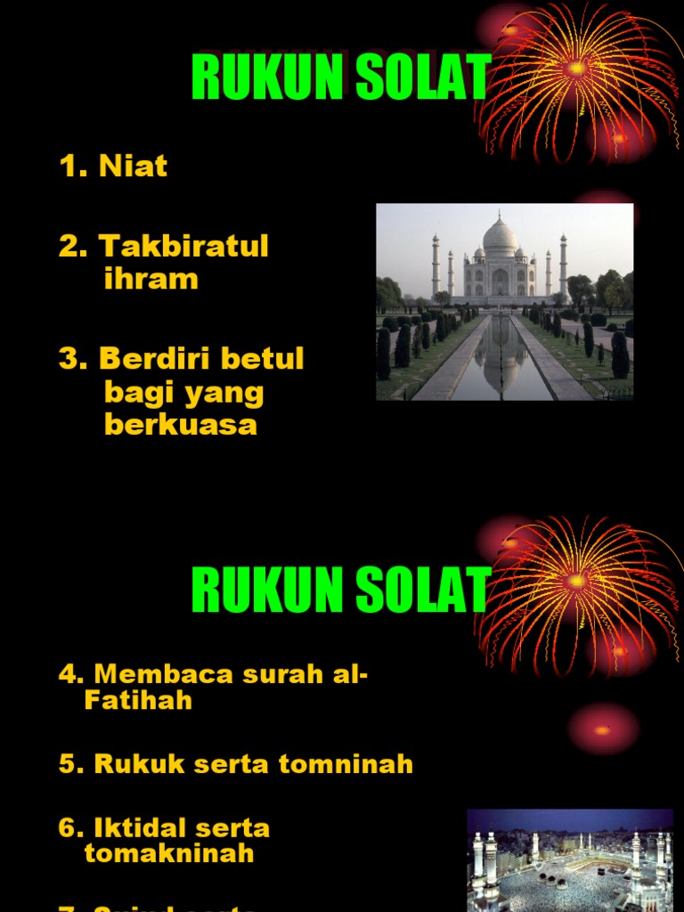 Rukun Solat | PDF | Sains & Matematika | Agama & Spiritualitas