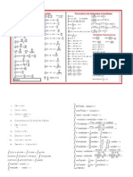 Formularios de Integral