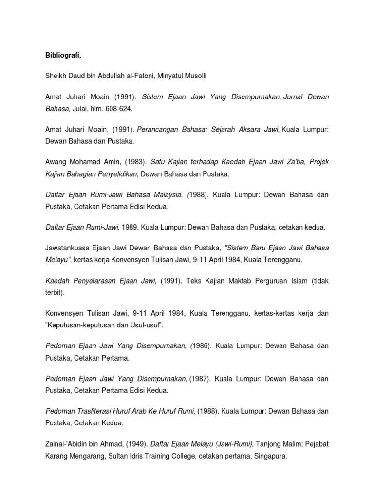 Rujukan Jawi Pdf