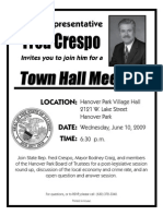 Town Hall Meeting with Rep Crespo and Mayor Craig