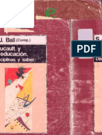 Ball, Stephen J - Foucault y La Educacion