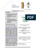 Boletín Communis Opinio - Año 1, No. 11, Marzo 2009.