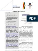 Boletín Communis Opinio - Año 1, No. 14, Abril 2009.