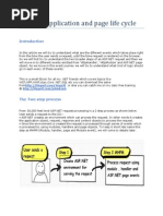 Application and Page Life Cycle