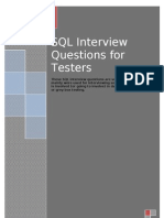 SQL Interview Questions for Software Testers
