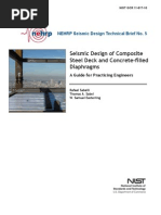 Seismic Design of Composite Steel Deck Diaphragms NEHRP