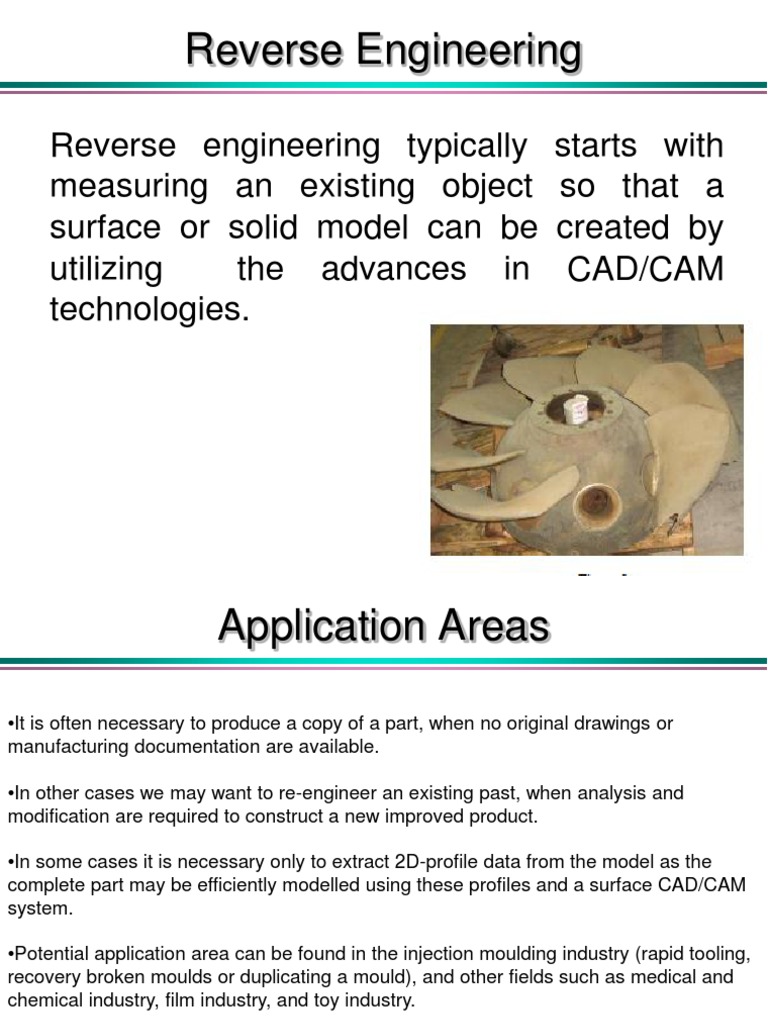 Reverse Engineering | PDF | 3 D Modeling | Computer Aided Design