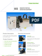 MAG 50 Series Magnetic Particle Inspection Equipment Product Data Sheet - English