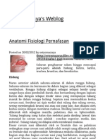 Anatomi Fisiologi Pernafasan « Setyo Mazaya's Weblog