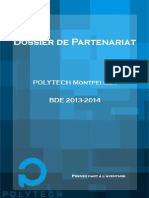 Plaquette Partenariats BDE Polytech Montpellier