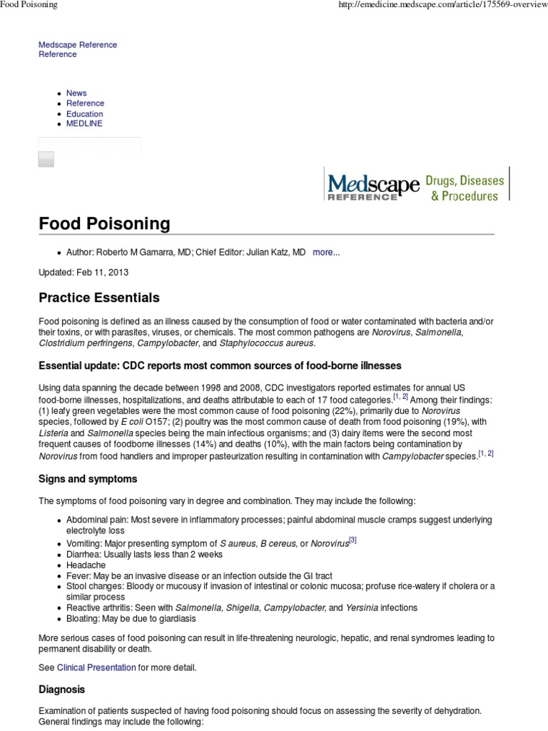 research paper on food poisoning pdf