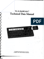 TI74 Technical Data Manual