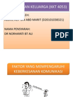 Faktor Yang Mempengaruhi Keberkesanan Komunikasi