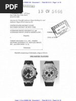 Download Audemars Piguet v Tommy Hilfiger - Complaint by slburstein SN161911405 doc pdf