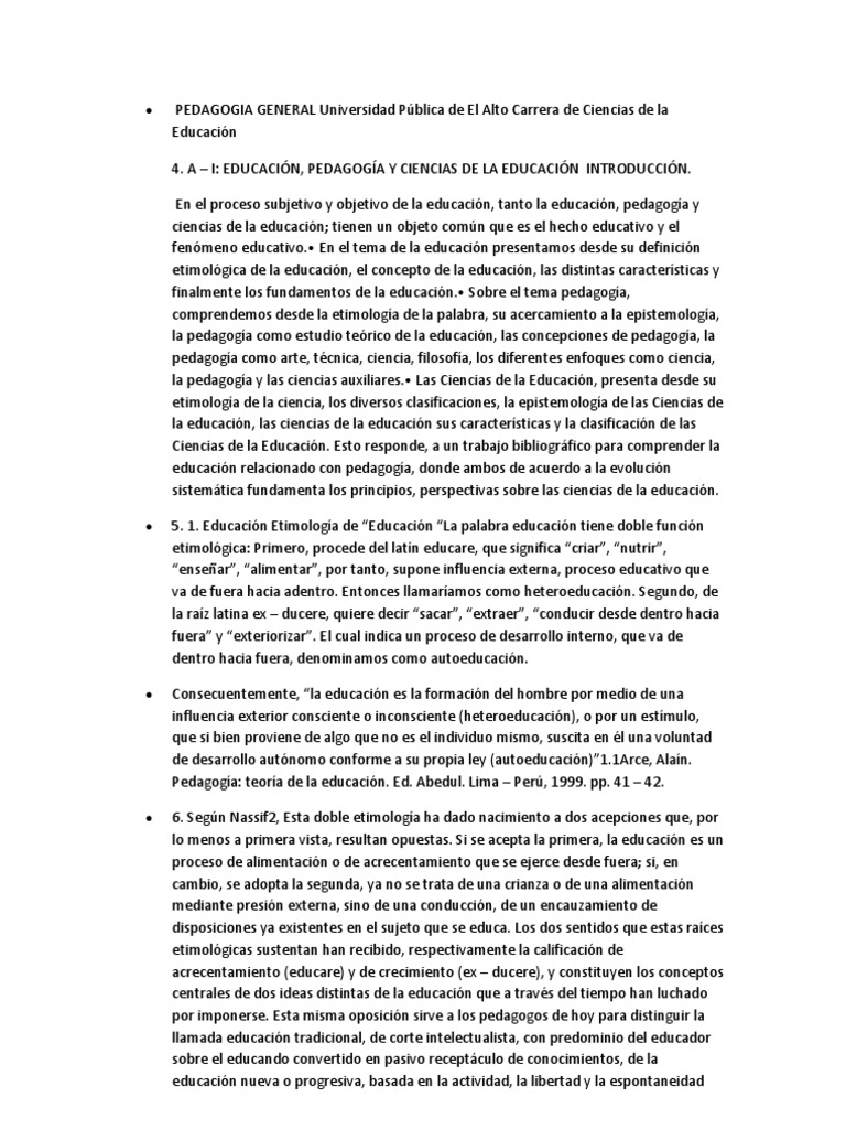 Fundamentos de Educación y Pedagogía | PDF | Science | Pedagogía