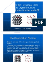 Solution To The Coordination Number and APF