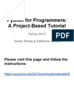 Python For Programmers - A Project-Based Tutorial