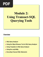 Using Transact-SQL Querying Tools