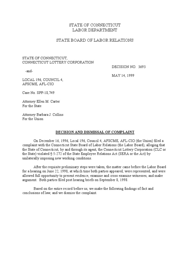 Department of Labor: 3693 | PDF | Collective Bargaining | Employment