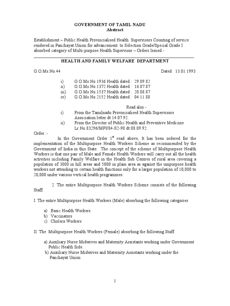 Ph Dept Gos Public Health Health Care