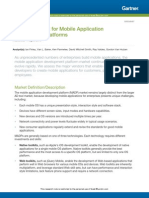 Magic Quadrant for Mobile Application Development Platforms