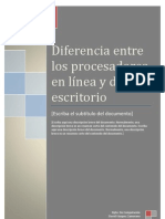 Ejercicio 2 Procesador de Palabra