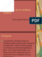 Traducción de la metáfora poética