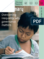 UNESCO - Overcoming Inequality - 2009 - Summary