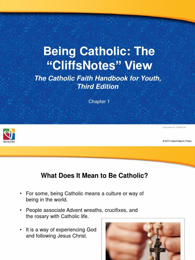 Being Catholic: The 