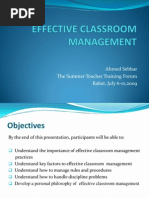 Effective Classroom Management