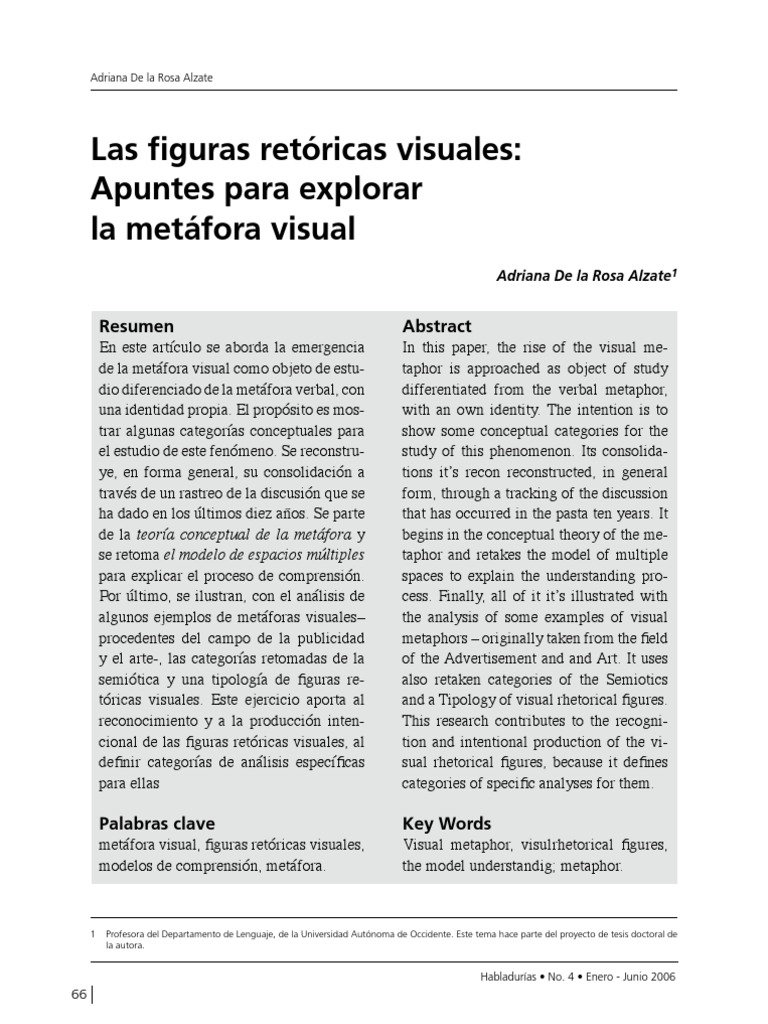 Exploración de la metáfora visual | PDF | Metáfora | Imagen