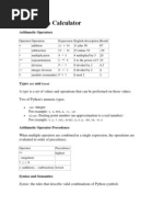 1.3 Python As A Calculator