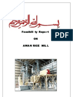 Feasibility Report of Awan Rice Mill