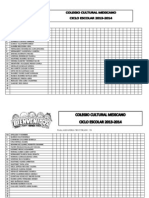 Lista de alumnos por grado y grupo