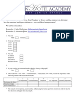 Design of a Questionnaire