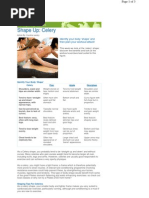 Shape Up - celery shape