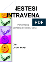 Anestesi Intravena Kita