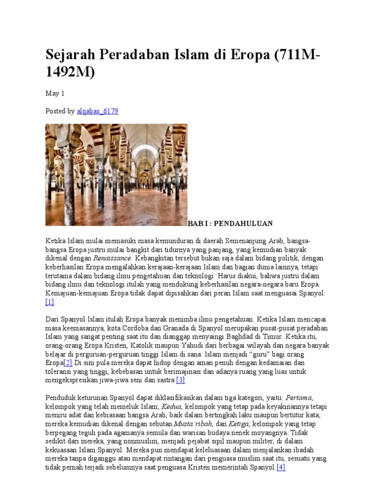Sejarah Peradaban Islam di Eropa.doc