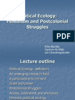 Political Ecology Feminism and Postcolonial Struggles