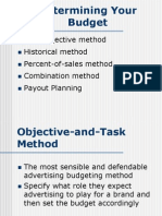 Advertising Budgeting