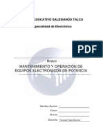 EN6 Mantenimiento y Operacion de Equipos Electronicos Con Potencia