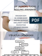 Struktur Laundry, Tugas Dan Tanggung Jawabnya